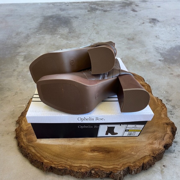 🆕 Ophelia Roe Laney Boots Chocolate Women’s Size 8M & 9M - Picture 8 of 12